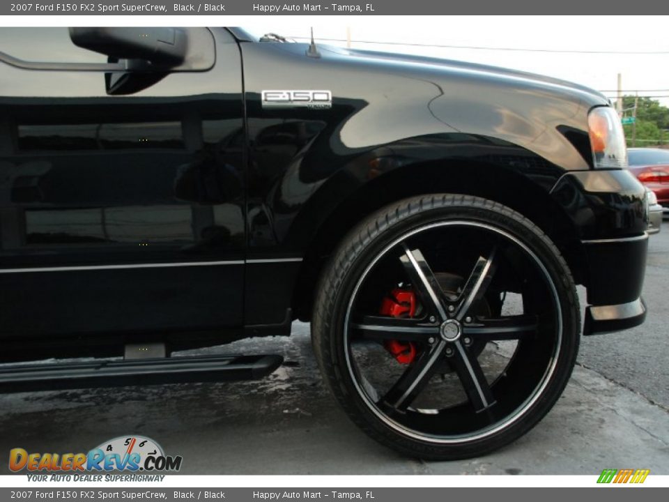 2007 Ford F150 FX2 Sport SuperCrew Black / Black Photo #4