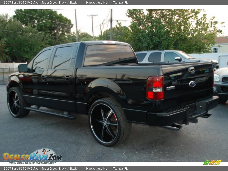 2007 Ford F150 FX2 Sport SuperCrew Black / Black Photo #6