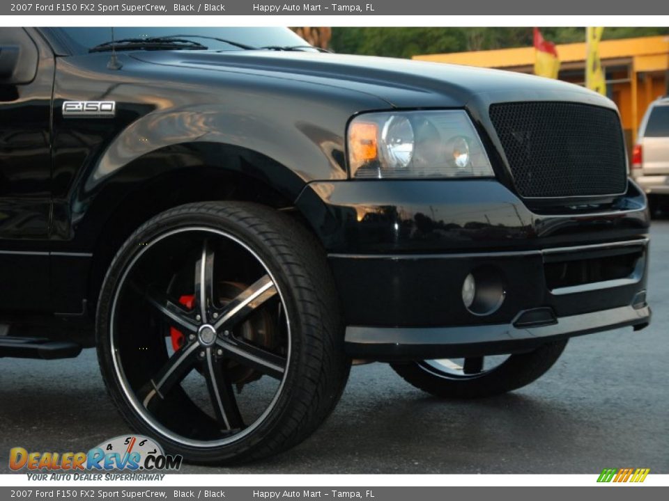 Black 2007 Ford F150 FX2 Sport SuperCrew Photo #9