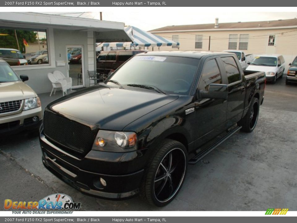 2007 Ford F150 FX2 Sport SuperCrew Black / Black Photo #12