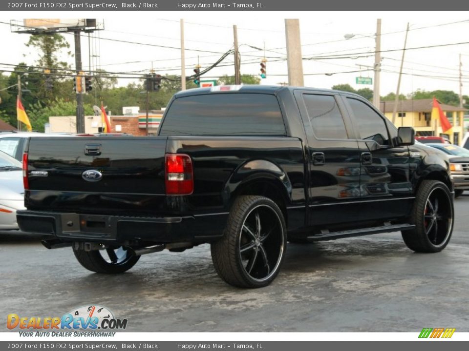 2007 Ford F150 FX2 Sport SuperCrew Black / Black Photo #13