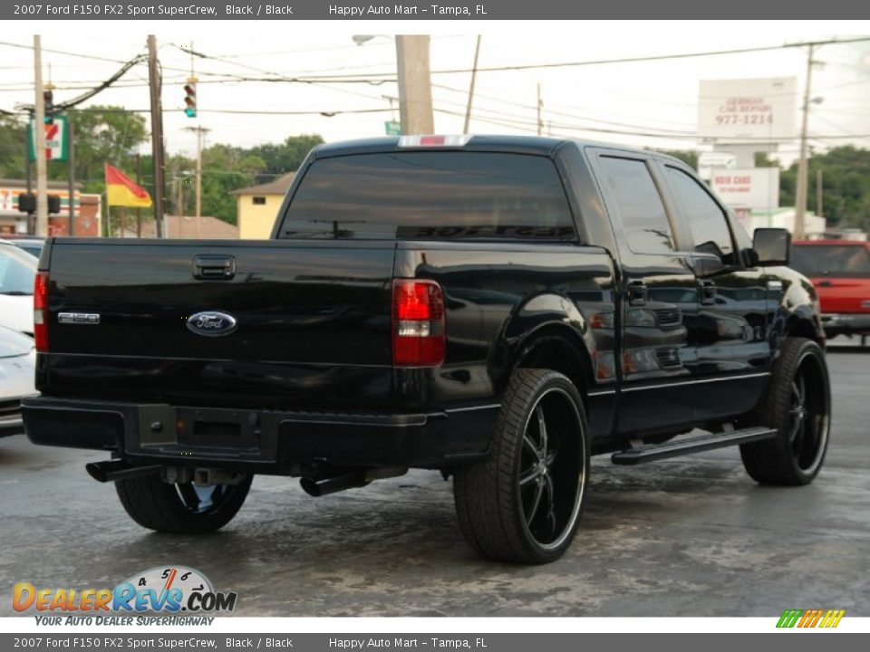 2007 Ford F150 FX2 Sport SuperCrew Black / Black Photo #15