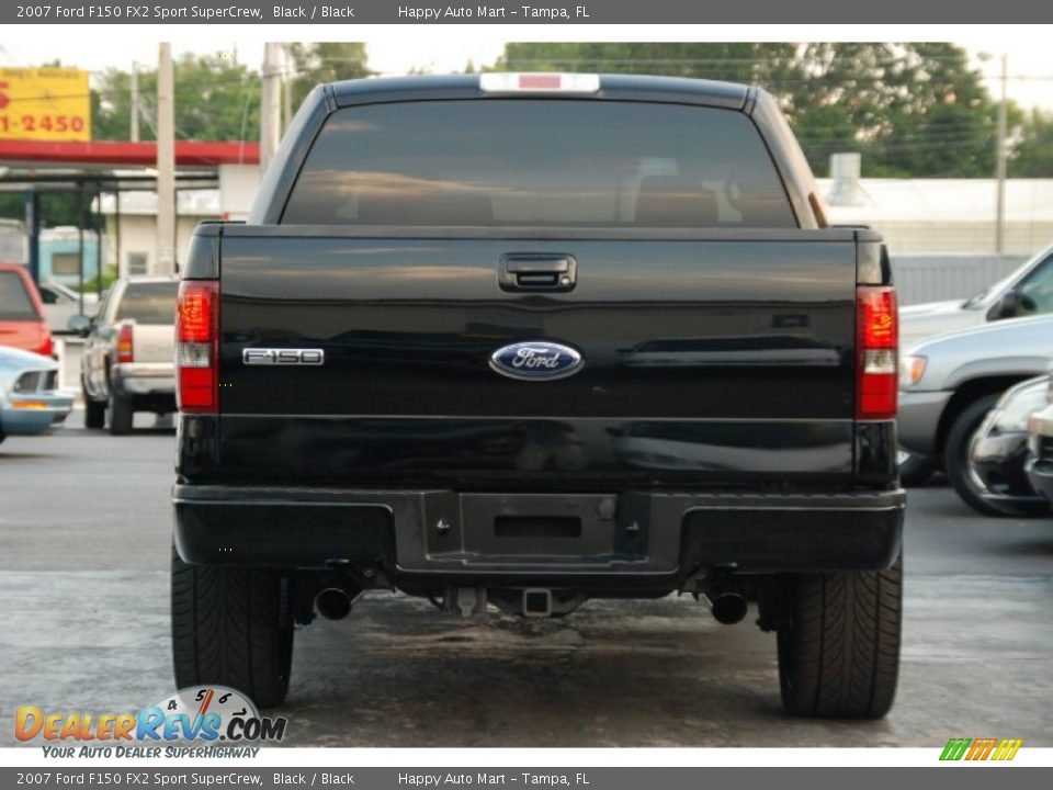 2007 Ford F150 FX2 Sport SuperCrew Black / Black Photo #16