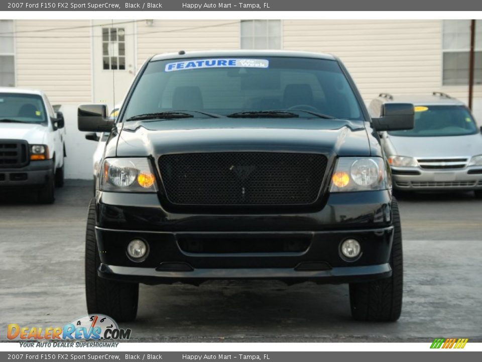 2007 Ford F150 FX2 Sport SuperCrew Black / Black Photo #17