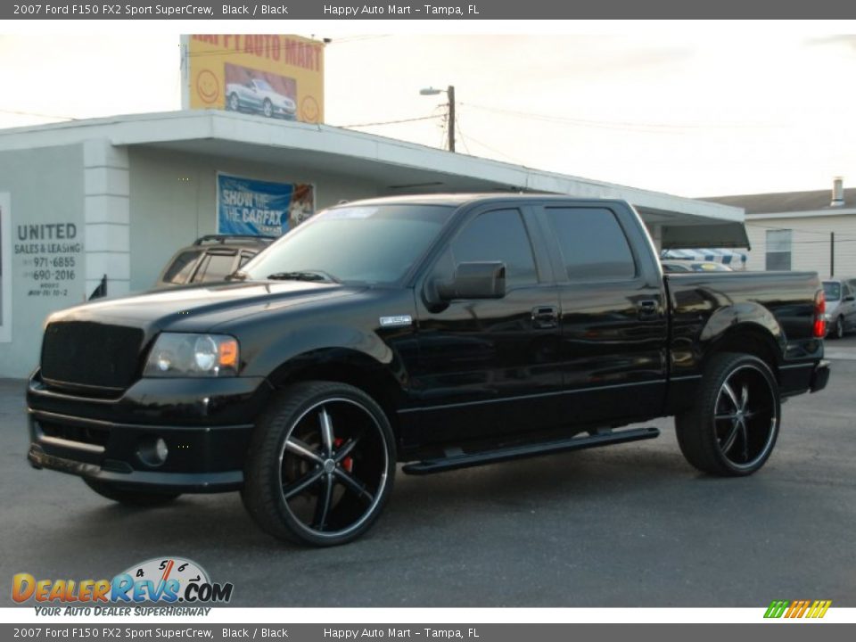 2007 Ford F150 FX2 Sport SuperCrew Black / Black Photo #20