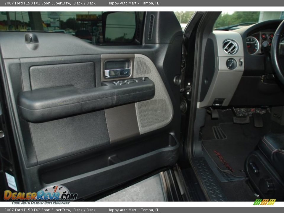 2007 Ford F150 FX2 Sport SuperCrew Black / Black Photo #28