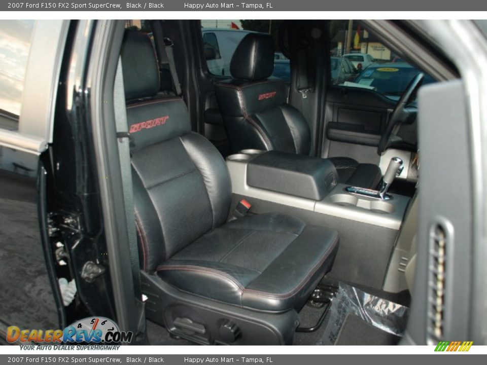 2007 Ford F150 FX2 Sport SuperCrew Black / Black Photo #33