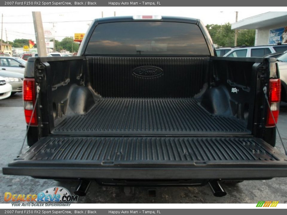 2007 Ford F150 FX2 Sport SuperCrew Black / Black Photo #35