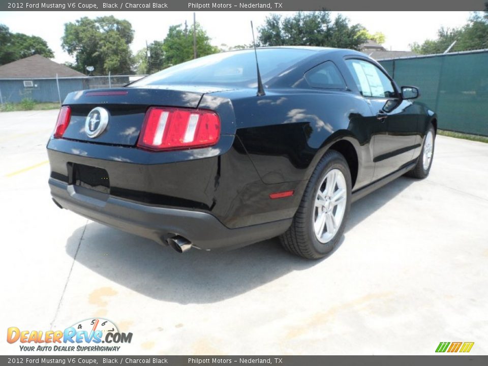 2012 Ford Mustang V6 Coupe Black / Charcoal Black Photo #3
