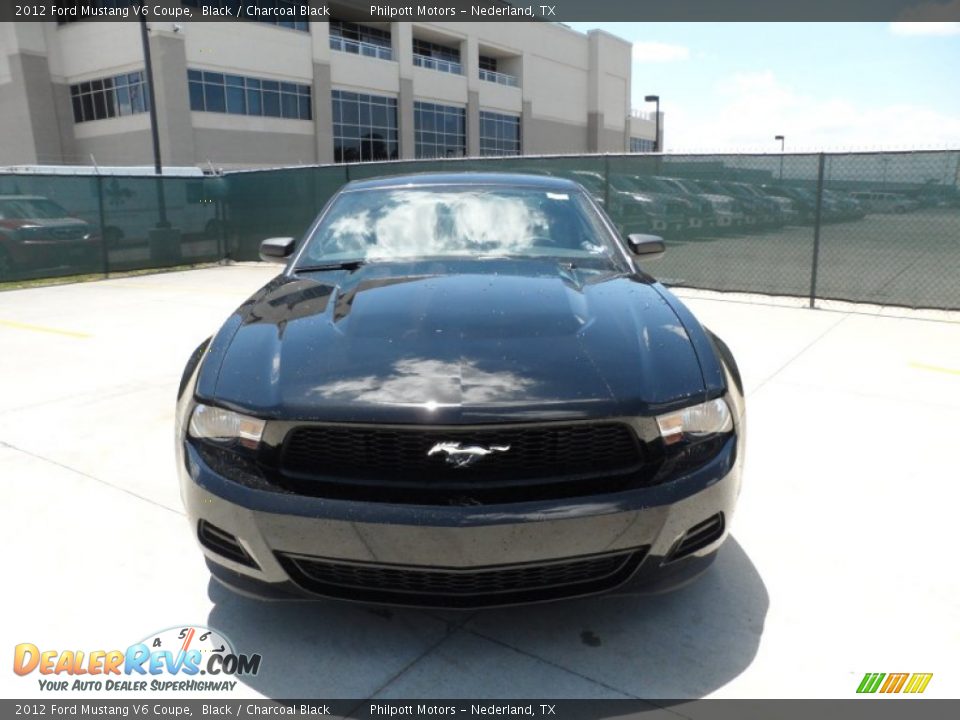 2012 Ford Mustang V6 Coupe Black / Charcoal Black Photo #8