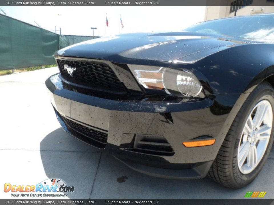2012 Ford Mustang V6 Coupe Black / Charcoal Black Photo #10