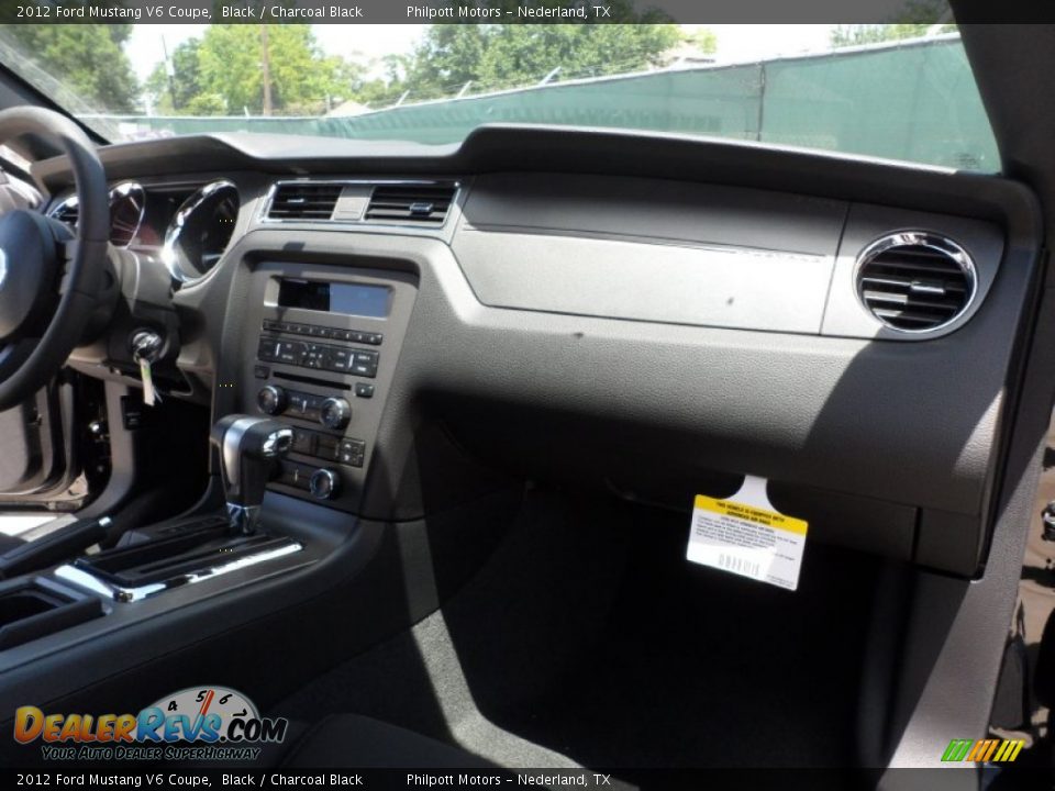 2012 Ford Mustang V6 Coupe Black / Charcoal Black Photo #17
