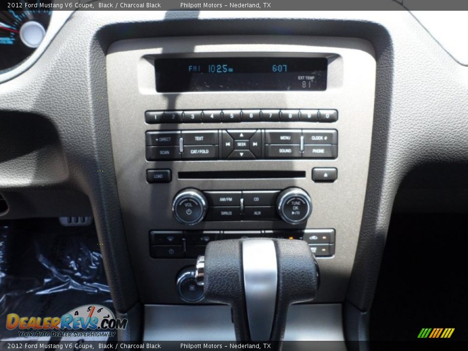 2012 Ford Mustang V6 Coupe Black / Charcoal Black Photo #24