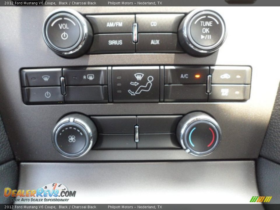 2012 Ford Mustang V6 Coupe Black / Charcoal Black Photo #26