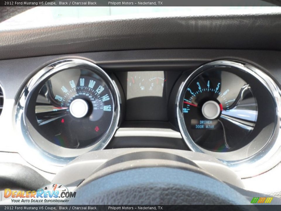 2012 Ford Mustang V6 Coupe Black / Charcoal Black Photo #30