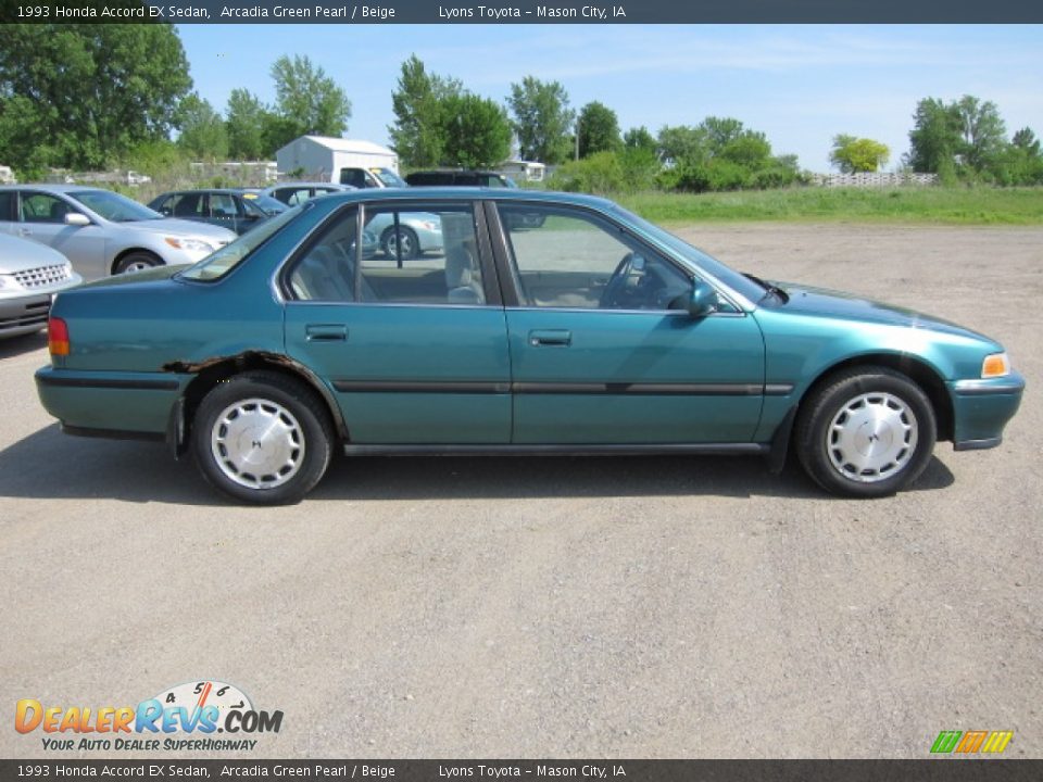 Arcadia Green Pearl 1993 Honda Accord EX Sedan Photo #7