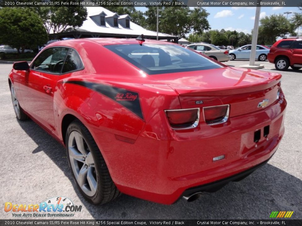 2010 Chevrolet Camaro SS/RS Pete Rose Hit King 4256 Special Edition Coupe Victory Red / Black Photo #3