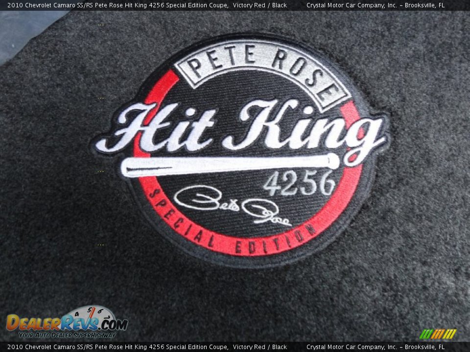 2010 Chevrolet Camaro SS/RS Pete Rose Hit King 4256 Special Edition Coupe Logo Photo #15