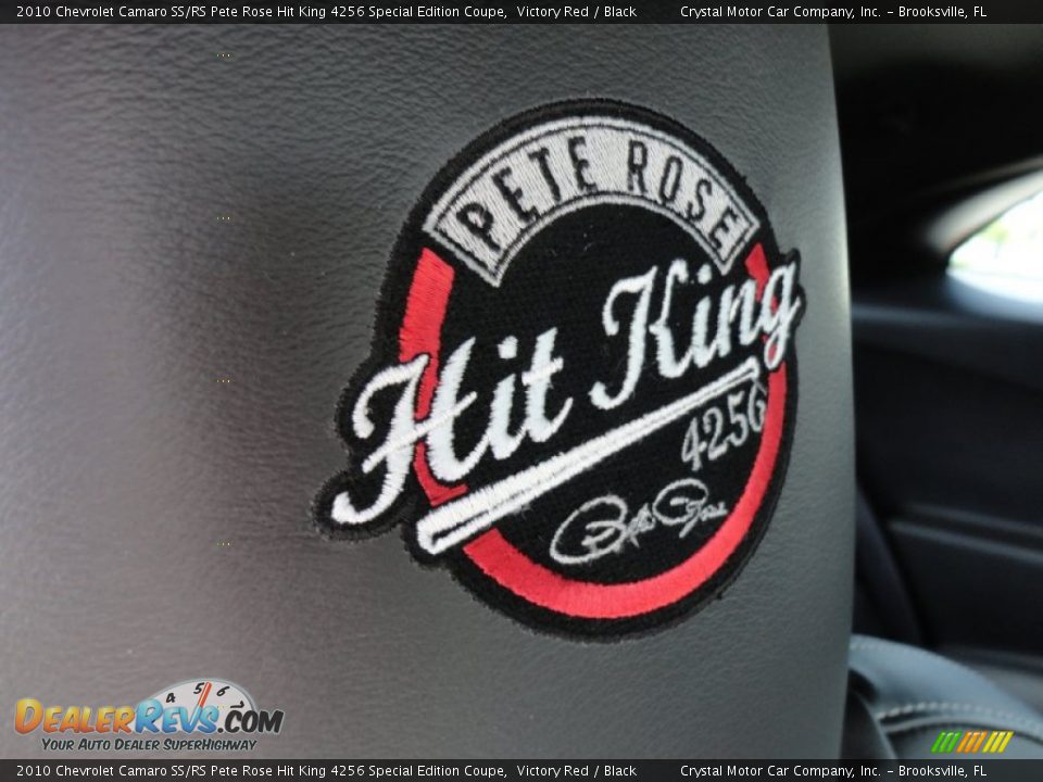 2010 Chevrolet Camaro SS/RS Pete Rose Hit King 4256 Special Edition Coupe Logo Photo #18