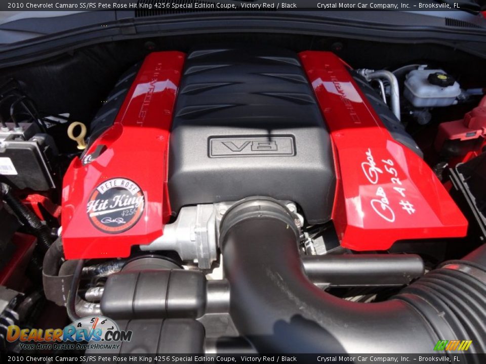 2010 Chevrolet Camaro SS/RS Pete Rose Hit King 4256 Special Edition Coupe 6.2 Liter OHV 16-Valve V8 Engine Photo #26