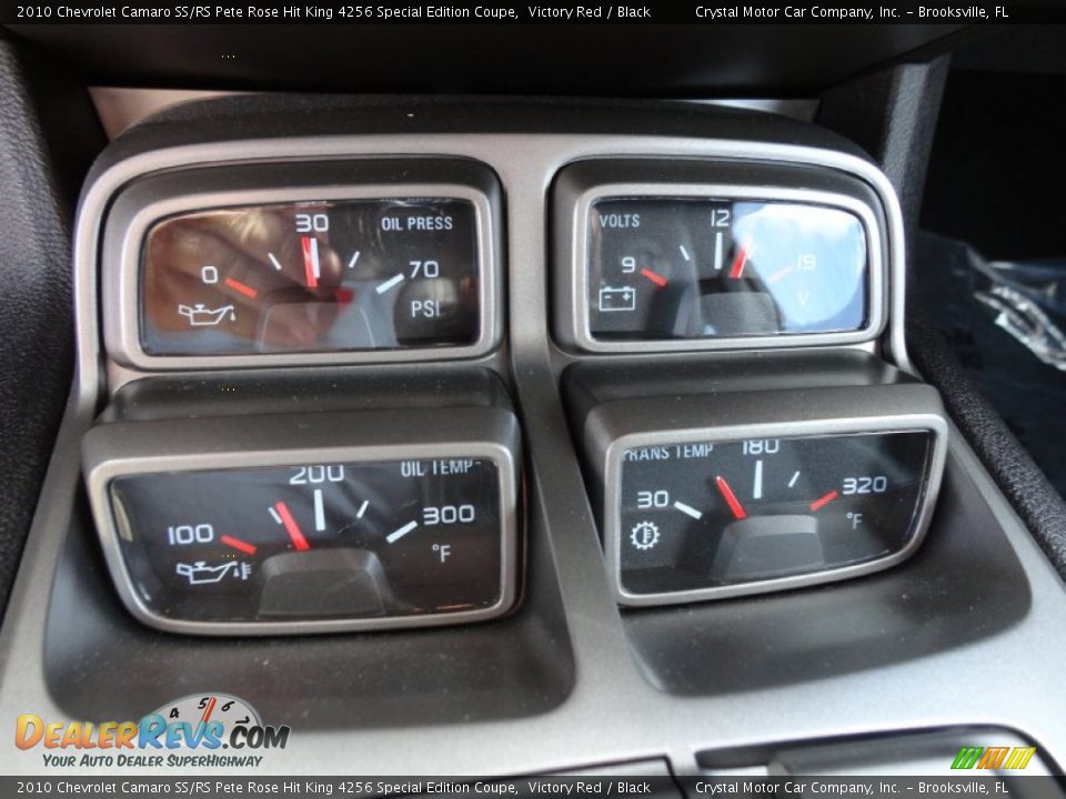 2010 Chevrolet Camaro SS/RS Pete Rose Hit King 4256 Special Edition Coupe Gauges Photo #32