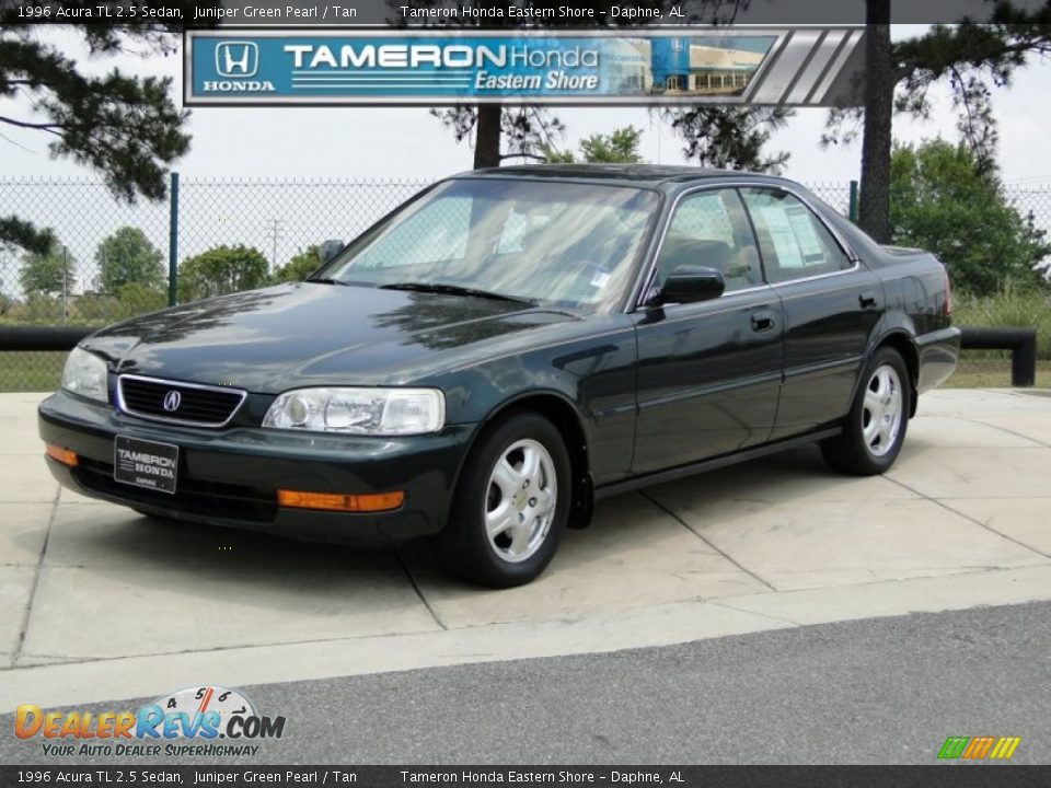 1996 Acura TL 2.5 Sedan Juniper Green Pearl / Tan Photo #1
