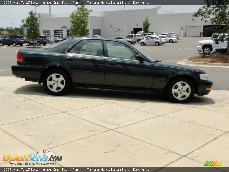 1996 Acura TL 2.5 Sedan Juniper Green Pearl / Tan Photo #4