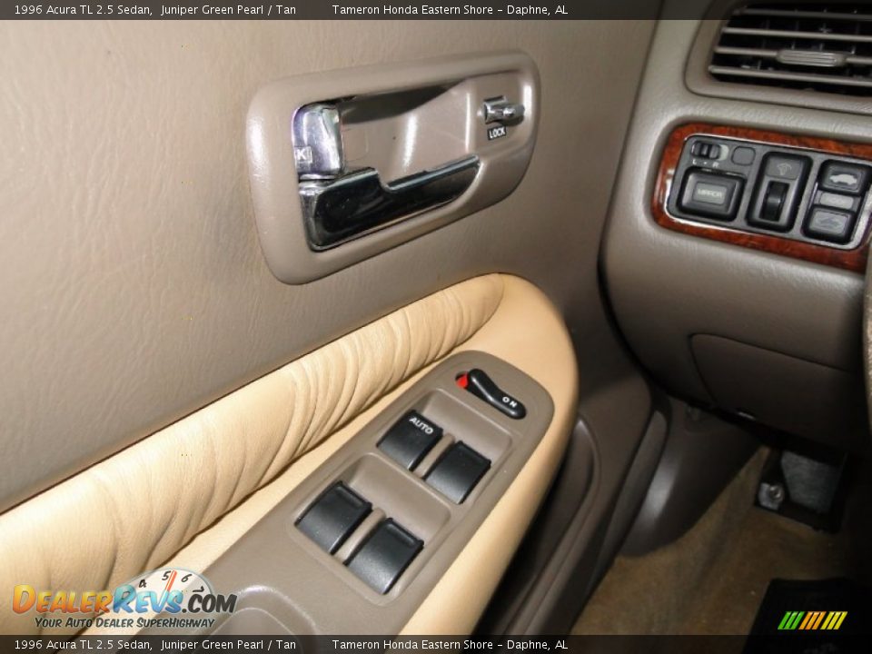1996 Acura TL 2.5 Sedan Juniper Green Pearl / Tan Photo #15
