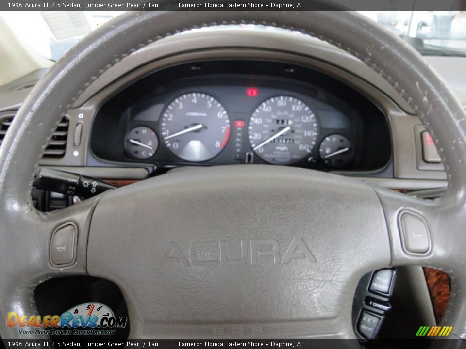 1996 Acura TL 2.5 Sedan Juniper Green Pearl / Tan Photo #16