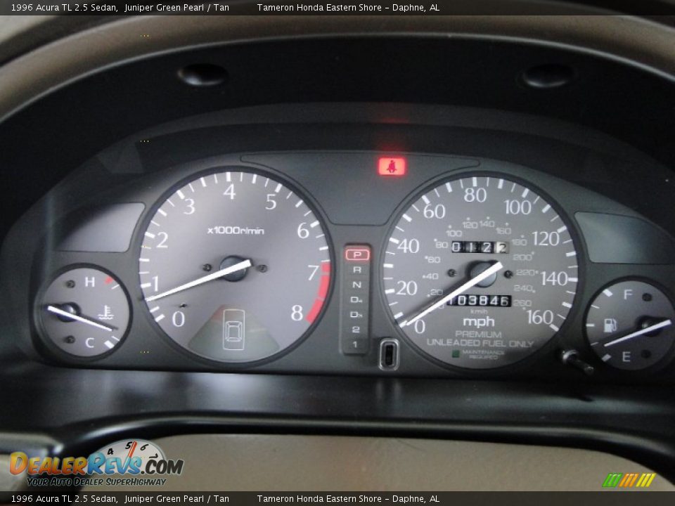 1996 Acura TL 2.5 Sedan Gauges Photo #17
