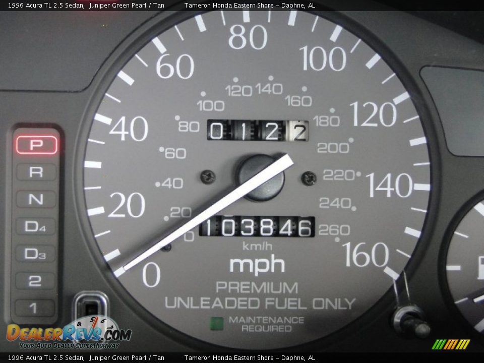 1996 Acura TL 2.5 Sedan Juniper Green Pearl / Tan Photo #18