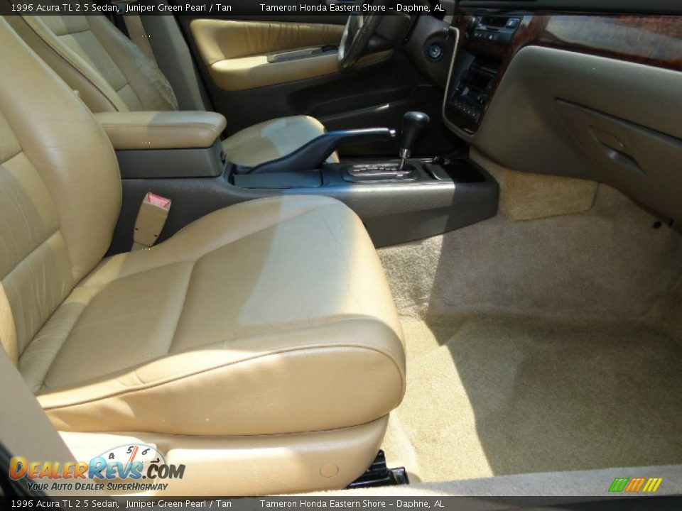 1996 Acura TL 2.5 Sedan Juniper Green Pearl / Tan Photo #25