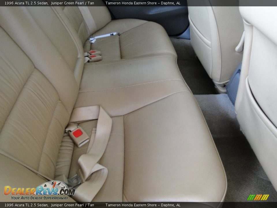 1996 Acura TL 2.5 Sedan Juniper Green Pearl / Tan Photo #28