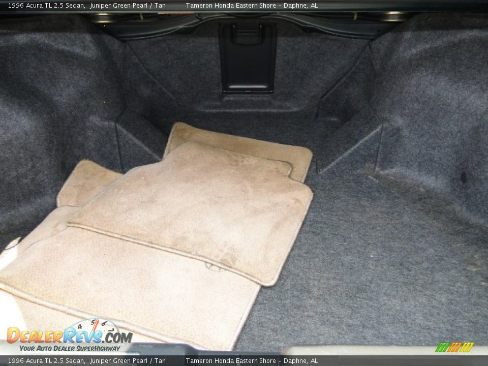 1996 Acura TL 2.5 Sedan Juniper Green Pearl / Tan Photo #30