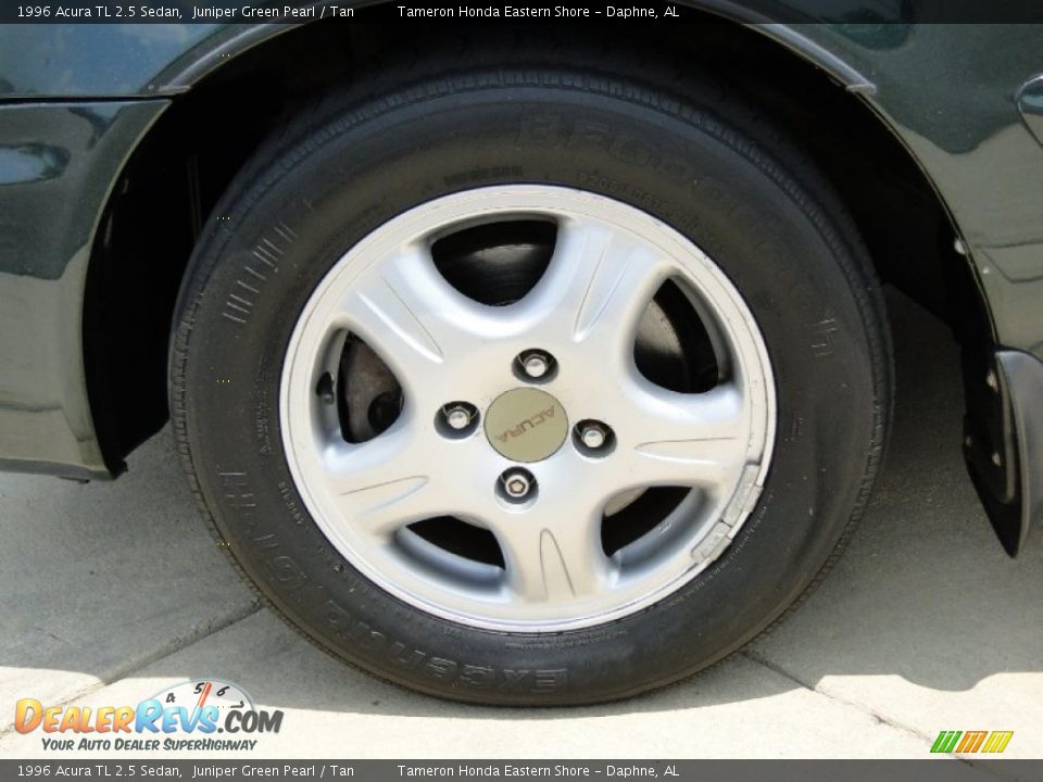 1996 Acura TL 2.5 Sedan Juniper Green Pearl / Tan Photo #32