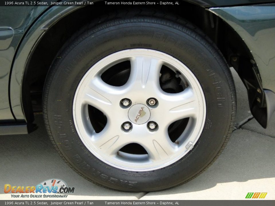 1996 Acura TL 2.5 Sedan Juniper Green Pearl / Tan Photo #33