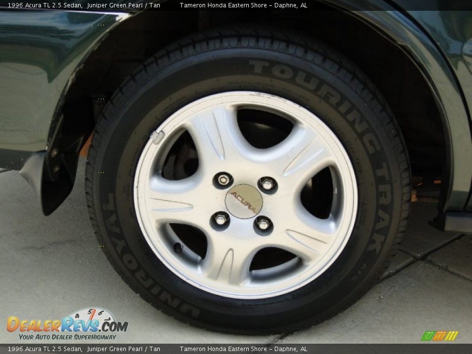 1996 Acura TL 2.5 Sedan Juniper Green Pearl / Tan Photo #34