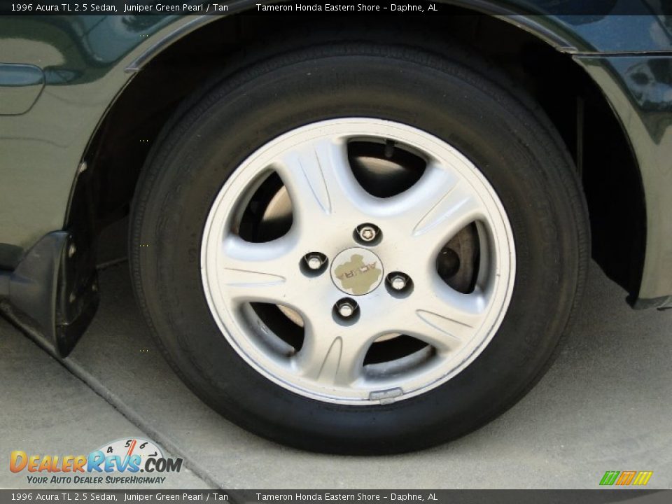 1996 Acura TL 2.5 Sedan Juniper Green Pearl / Tan Photo #35