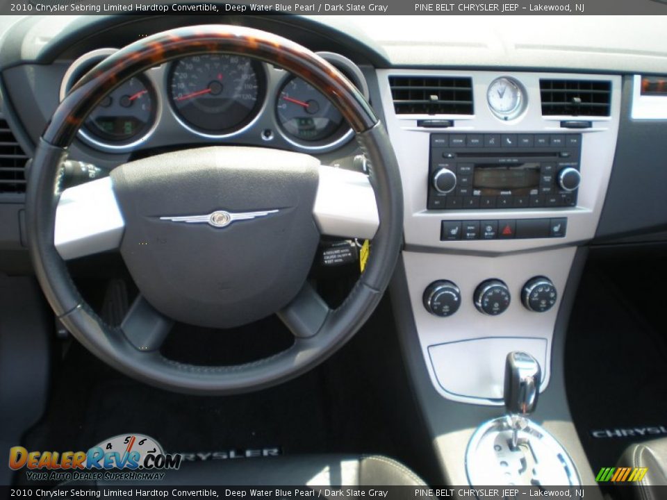 Dashboard of 2010 Chrysler Sebring Limited Hardtop Convertible Photo #12