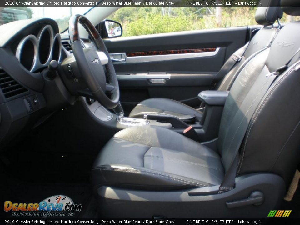 Dark Slate Gray Interior - 2010 Chrysler Sebring Limited Hardtop Convertible Photo #13