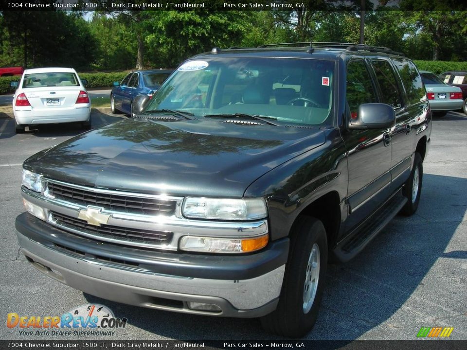 2004 Chevrolet Suburban 1500 LT Dark Gray Metallic / Tan/Neutral Photo #1