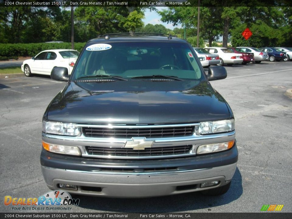 2004 Chevrolet Suburban 1500 LT Dark Gray Metallic / Tan/Neutral Photo #2