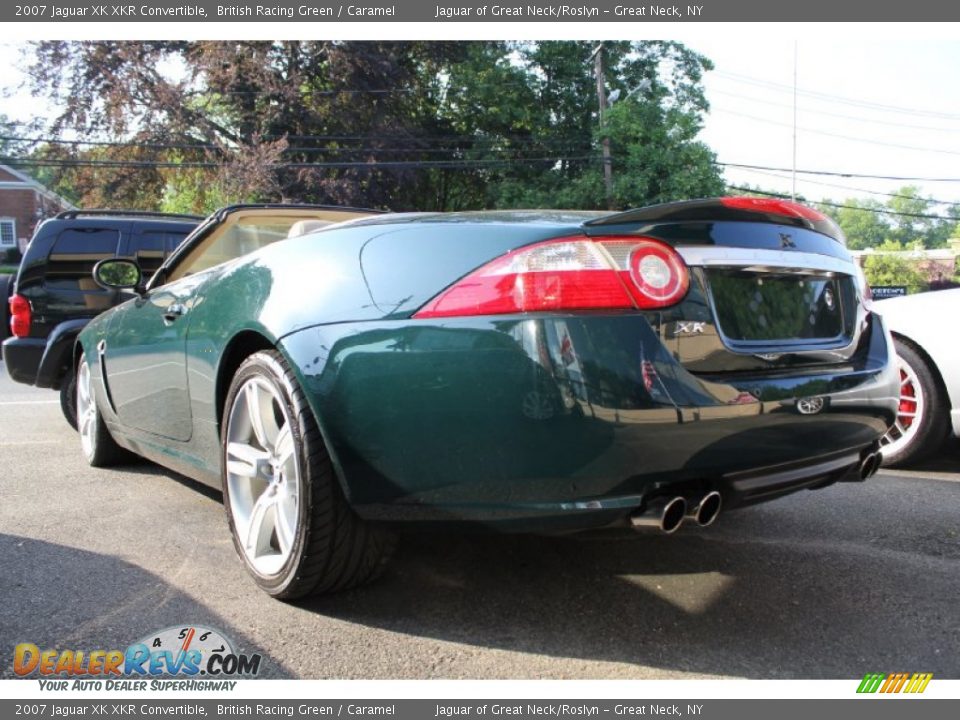 British Racing Green 2007 Jaguar XK XKR Convertible Photo #4