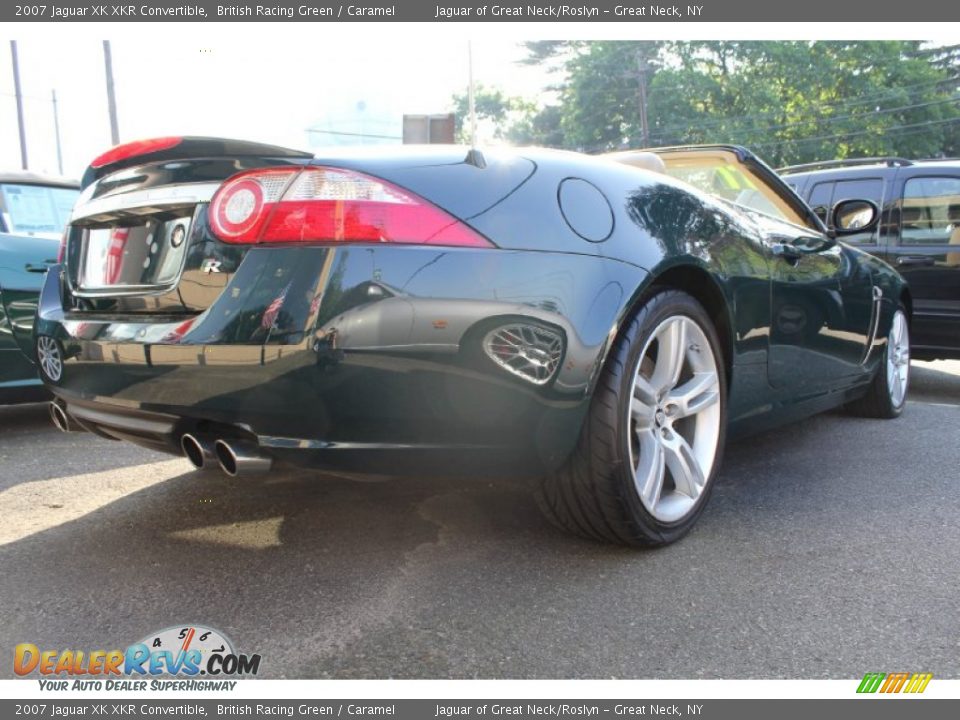 2007 Jaguar XK XKR Convertible British Racing Green / Caramel Photo #6