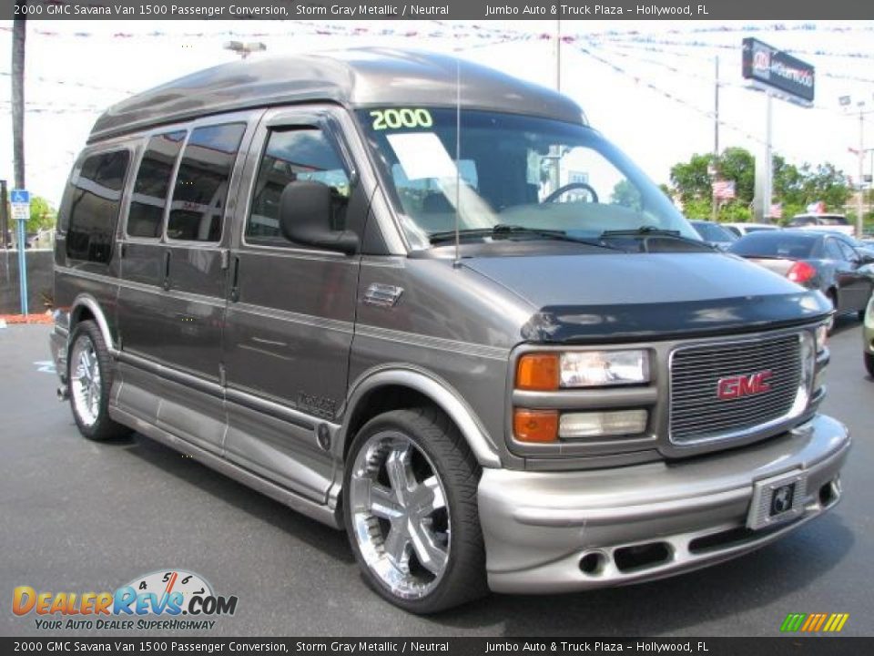 2000 GMC Savana Van 1500 Passenger Conversion Storm Gray Metallic / Neutral Photo #1