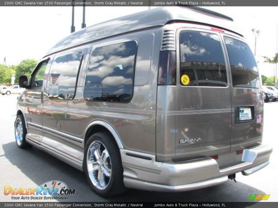 2000 GMC Savana Van 1500 Passenger Conversion Storm Gray Metallic / Neutral Photo #7