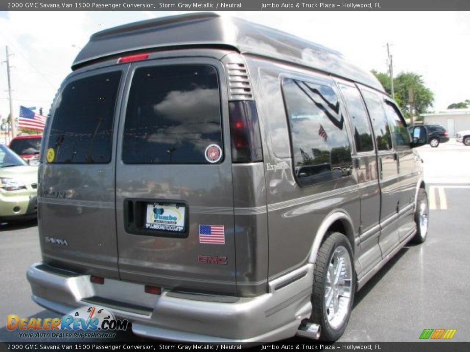 2000 GMC Savana Van 1500 Passenger Conversion Storm Gray Metallic / Neutral Photo #9