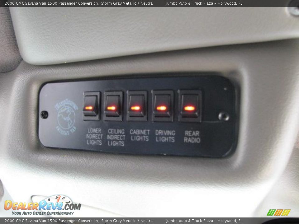 2000 GMC Savana Van 1500 Passenger Conversion Storm Gray Metallic / Neutral Photo #14