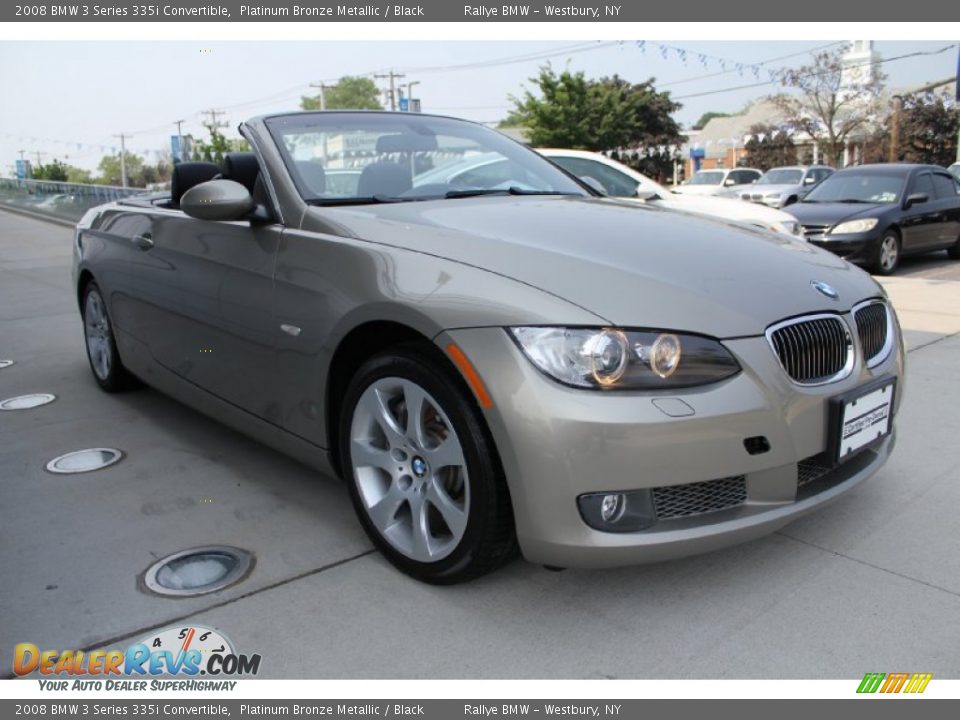 2008 BMW 3 Series 335i Convertible Platinum Bronze Metallic / Black ...