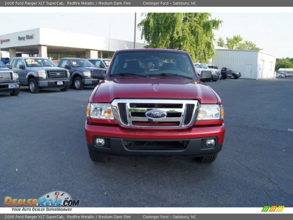 2006 Ford Ranger XLT SuperCab Redfire Metallic / Medium Dark Flint Photo #7